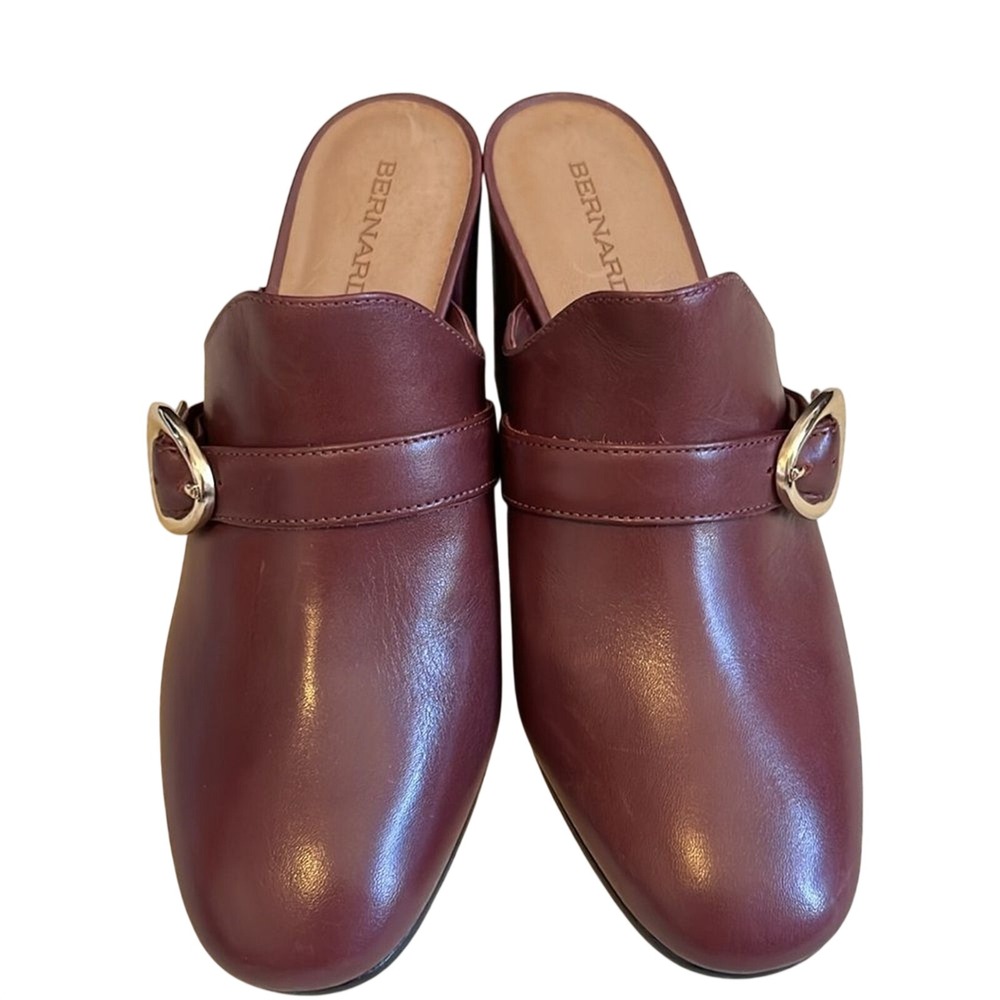 Bernardo Women's Natasha‎ Mule in Bordeaux size 8.5 NIB Career Academia